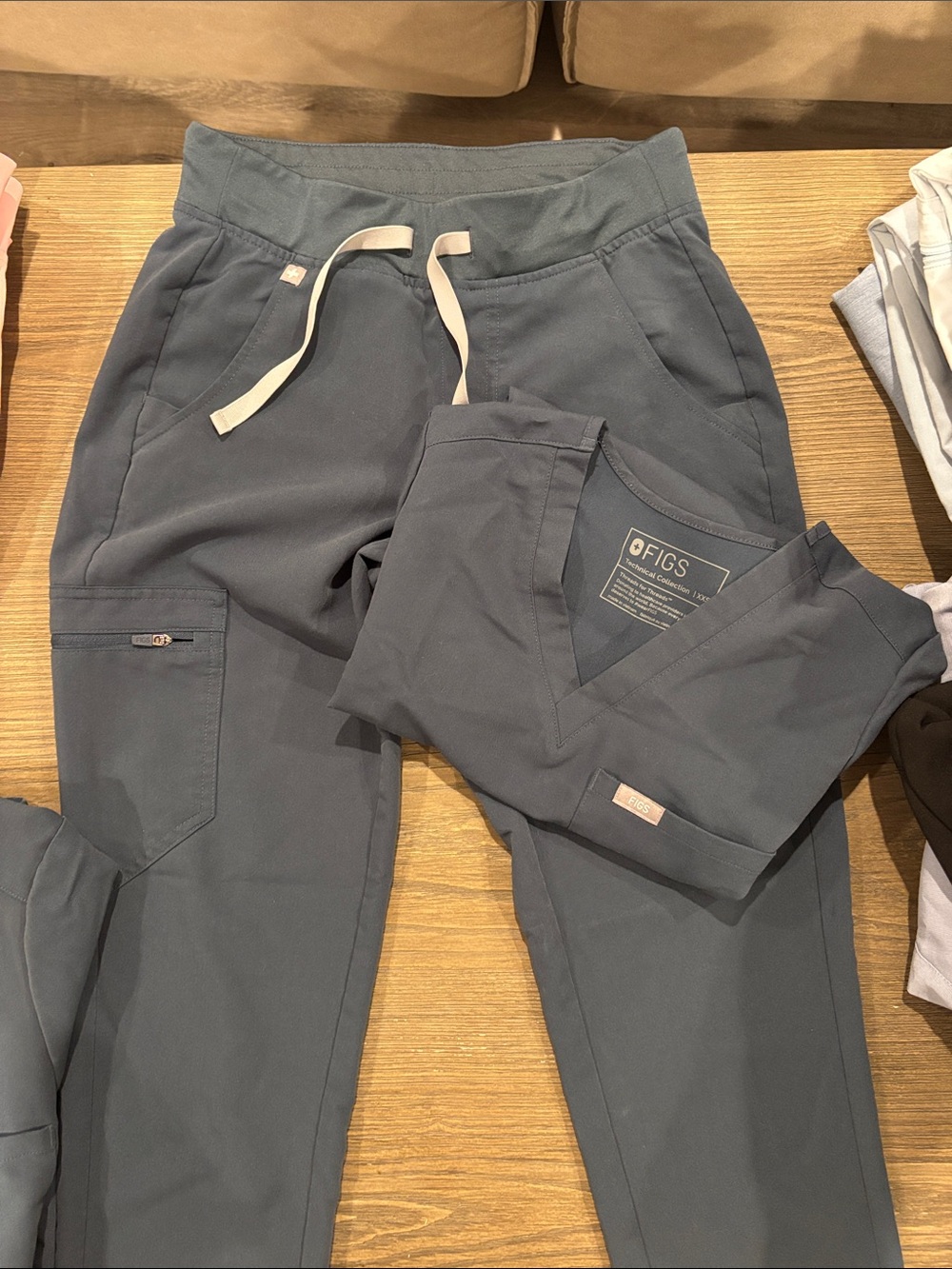 FIGS Dark Harbor Scrub Set Catarina XXS + Zamora XXS Tall